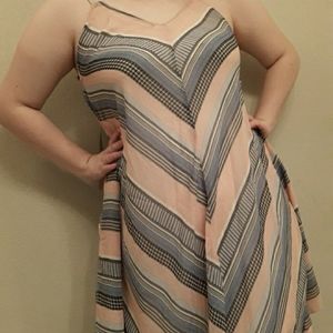 Women's Mid-Length Colorful Tank Top Dress